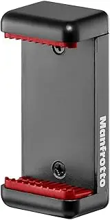 Manfrotto Universal Smartphone Clamp with ¼ Thread Connections Grip, Black (MCLAMP)