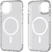 Tech21 Evo Clear Case Cover for Apple iPhone 14 Magnetic Tough Drop Protection