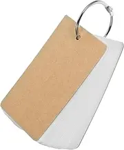 BCOATH 1 Set DIY Blank Flash Cards Small Note Cards for Studying Educational Blank