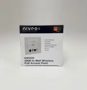 Niveo NWA200 300N In Wall Wireless Poe Access Point RJ11 RJ45 SSID to VLAN NIB
