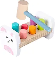 HONMEET 1Set Interactive Hammering for Adorable Whack Game for Cognitive Development and Early Education Plaything Rabbit Design