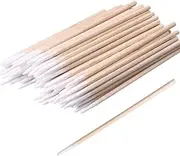RIKWOG 1200PCS Pointed Cotton Swabs, 4 inch Precision Microblading Cotton Swab Cotton Sticks Applicator for Eyebrow Tattoo Beauty Make-up Nail Clean, Wood Handle Pointed Tip Head…
