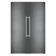 Liebherr 662 Litre BioFresh Fridge & Freezer - Black Steel