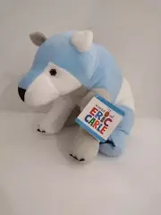 Kohls Cares ERIC Carle Polar Bear Plush Stuffed Animal 2021 Sitting 13" New