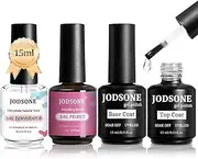JODSONE 15ML Nail Dehydrator Nail Primer Base Coat Top Coat Glossy Surface Quick Drying Durable At Home DIY Nail Salon Girl Gift keep Nail Art Design Long Lasting