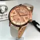 【VERSUS】VERSUS凡賽斯女錶型號VV00374(玫瑰金色錶面玫瑰金錶殼米白色真皮皮革錶帶款)