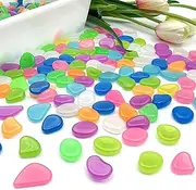 Glow in The Dark Pebbles, 500g Colorful Glow in The Dark Rocks, Resin Decorative Stones in Pebbles, Rocks, for Landscaping, in Stones, Decorative..