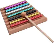 7-Tone Tabletop ChimesChimeWind Bell Educational Musical Percussion Instrument with Mallet