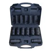 Spindle Axle Nut Deep Impact Socket 8pc Set 1/2" DR 6p
