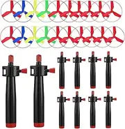 Flying Saucer Toy, String Propeller and Flying Saucer, Colorful Educational Kids Indoor Outdoor Games for Party Favors Children Teens Birthday Festival