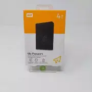 New Western Digital WD 2.5" My Passport 4TB External HDD