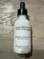 Philosophy The Microdelivery Overnight Anti-Aging Peel Step I: Alpha/beta Acid.