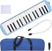 Mouth Organ Keys Mouth Organ,Melodica Instrument Key,Student Children Classroom Beginner Adult Playing Instrument Black And White Keyboard Instrument for Beginner Music Training Kit