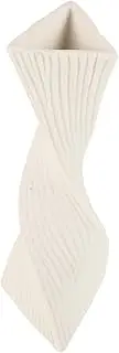 Milisten Ceramic Vase Artistic Simple Design for Farmhouse Decor Nordic Style Dried Flower Holder High-Temperature Fired Living Room and Bedroom Ambiance
