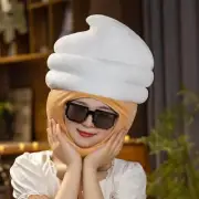Ice Cream Hat Toy Headdress Gift Costume Cap for Carnival Birthday