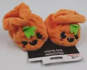 Way to Celebrate My First Halloween Baby Booties - Pumpkins