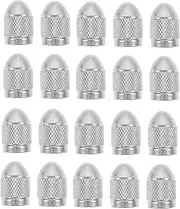 BUGUUYO 20Pcs Durable Valve Stem Caps Dustproof Valve Protectors for Cars Bikes Motorcycles Easy Install Corrosion Resistant Accessories