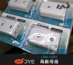 中一電工 高級母插座 母插 15A 125V / 電線裝接 燈具.多用途DIY專用 母插座 / 15A 125V