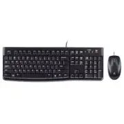 Logitech MK120 Keyboard Mouse Desktop - Wired 920-002565 Brand New
