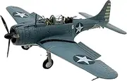 Replica Pre-Build Aircraf Diecast Metal 1:72 Scale for SBD SBD-3 Midway Dauntless Bomber Fighter Aircraft Replica Model Toy for Collection Collection Gift Display