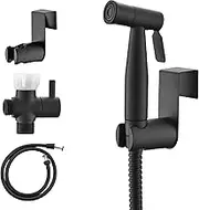Purrfectzone Bidet Sprayer for Toilet, Handheld Sprayer Kit, Hand Held Bidet, Cloth Diaper Sprayer Set - Easy to Install - Matte Black
