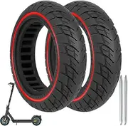 10 x 2.5 solid tyres for Ninebot MAX G30D II electric scooter 60/70-6.5 solid tyres for Max G30/g30 d/G30LP/G30LE/G30LE II/G30e 10 inch solid rubber tyres for ninebot max g30d 2 accessories (2