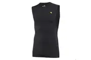 Diadora Mens Compression Sleeveless Muscle Top Gym Thermal - Black - XXL