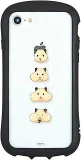 Gourmandies SKR-01B Sukeroku no Daily Life Hybrid Clear Case for iPhone SE (3rd Generation/2nd Generation)/8/7/6s/6