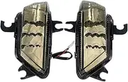 KIXURO for SX Front Light Turn Signals 1000 1000R SX 2011-2016 Motorcycle Accessories Indicator Light Flasher Motorcycle Turn Signal Light(Black Smoke)