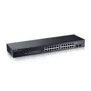 24 Port Managed Gigabit Ethernet Switch Fanless Design for Quiet Operation