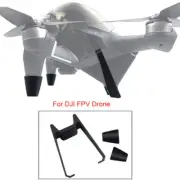 PLA Heightened Landing Gear Tripod Mount For DJI FPV Drone Rubber Battery A