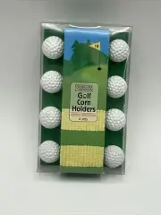 GOLF CORN HOLDERS / STAINLESS STEEL PRONGS CHARCOAL COMPANION NEW