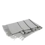 Matouk Amelia Boucle Stripe Alpaca Throw
