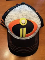 The Incredibles 2 Youth Hat Cap 3D Logo Adjustable Disney Pixar