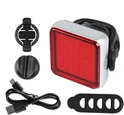 Lights for Night Riding - Smart Sensor Cycling Taillight Rear Bike Light | Night Cycling Supplies USB Charging LED Bicycles Lamp for Outdoor Riding