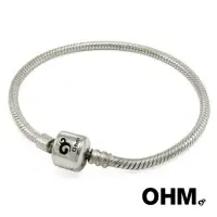 在飛比找momo購物網優惠-【OHM Beads】經典款925純銀手鏈(OHM Ster
