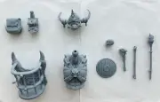 Four Horsemen MYTHIC LEGIONS custom OGRE SCALE GOBLIN CARRIER / RIDER 10 PC SET