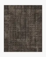 245' x 305' | Machine Washable Runner Rug | Kid & Pet Friendly | Indoor Rug | Cyrus Black Rug | Ruggable