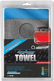 Nanoskin AUTOSCRUB Surface Prep Towel Fine Grade- Patented Clay Bar Replacement Tool to Remove Embedded Contaminants Before Wax & Coating | Safe for Painted Surface, Glass, Plastic, Metal & More