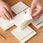 Mini Schedule Note Pad Monthly Plan - One Size