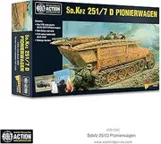 Bolt Action Sd.Kfz 251/7 Ausf D Half-Track Pionierwagen 1:56 WWII Military Wargaming Plastic Model Kit 402012040