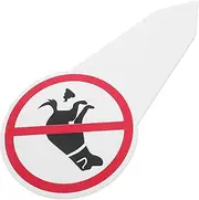 Outdoor Dog Waste Sign Durable PVC Lawn Stake for Cleanup Easy Installation for Parks Gardens Playgrounds and Public Areas No Pooping Sign for Responsible Pet Owners