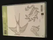 Stampin Up! CHEERY CHIRPS, New, Clear, birds