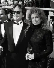 Michael Douglas & Wife Diandra at 60th Academy Awards at Shr - 1988 Old Photo 1