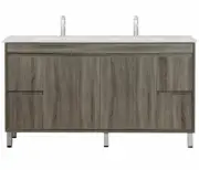 1500*460*850mm Maximo 45 Degree Free Standing Vanity on Legs
