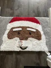 New Riviera Home Santa Bath Mat Christmas 20x32"