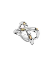 Samuel B. 18K & Silver X Ring