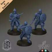 Trench Crusade Compatible Sultanate Sappers With Trench Style bases!