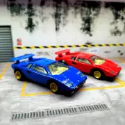 Takara Tomy / Tomica Premium Lamborghini Countach LP500S / Blue & Red Lot of 2