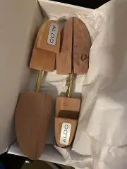 Aldo Cedar Wood shoe trees Size XL NEW IN BOX!